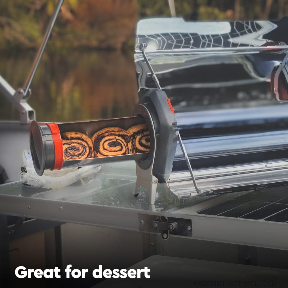 Fusion Hybrid Solar Oven for Cooking Anywhere