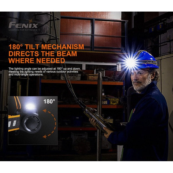 Fenix HM70R Rechargeable LED Headlamp - 1600 Lumens