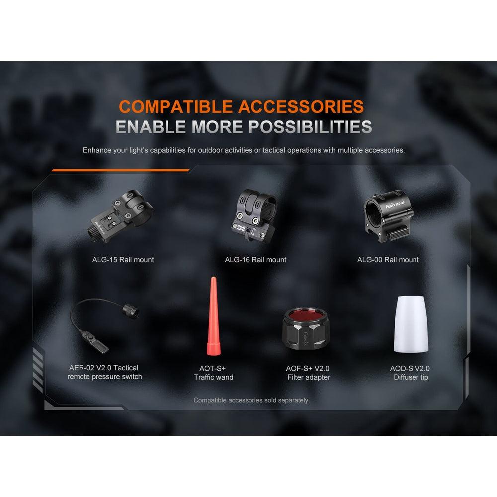 Fenix PD35R ACE Multi-mode Tactical Flashlight + FREE CL01 Mini Lantern
