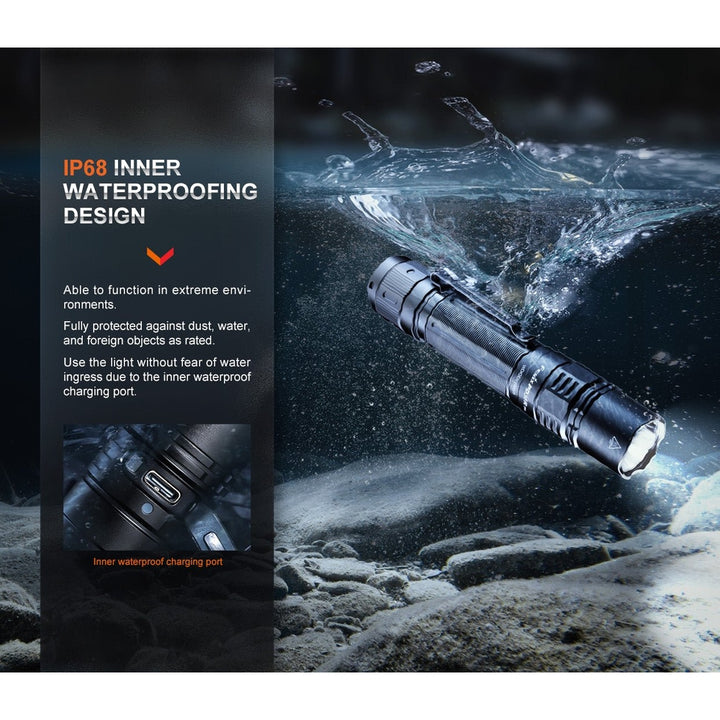 Fenix PD36R Pro 2800 Lumen Flashlight + FREE E03R V2 Keychain Light