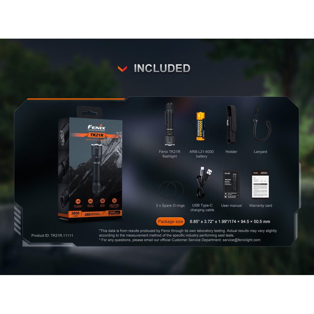 Fenix TK21R Duty Flashlight