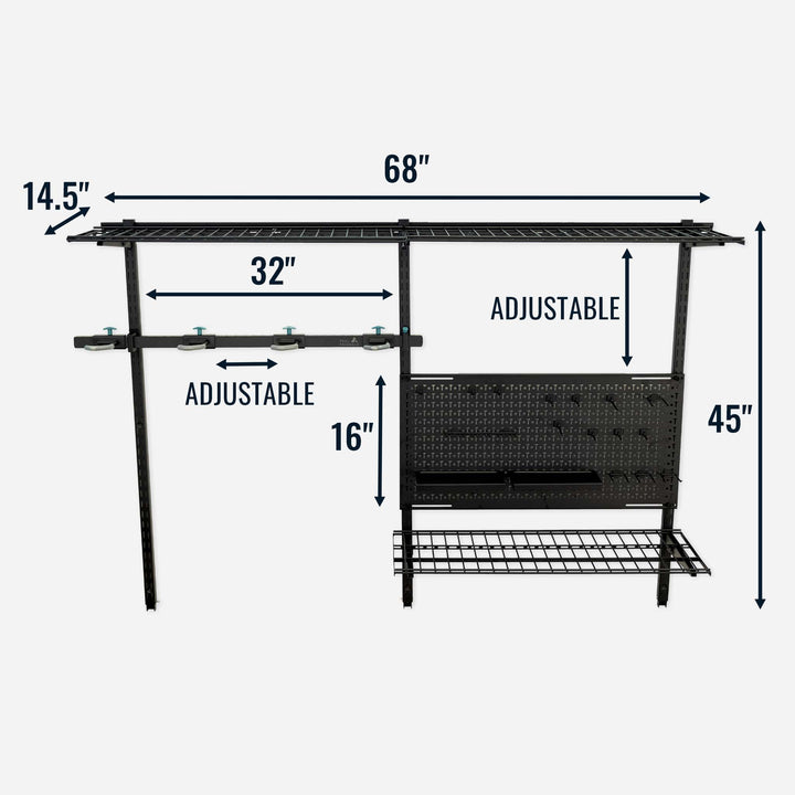 G-Storage Pro | Adjustable Garage Storage System