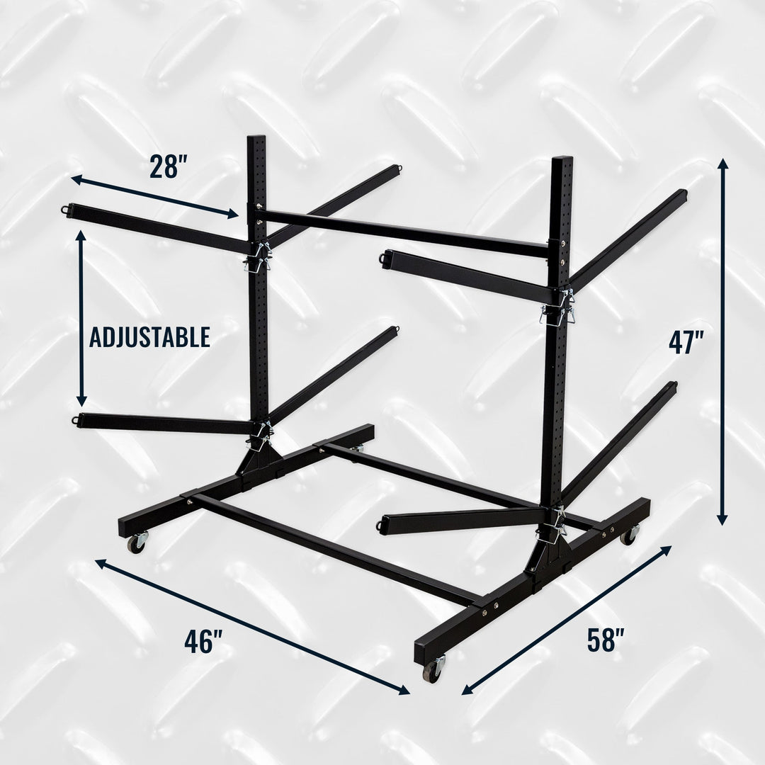G-Watersport Kayak Rolling Rack with Wheels for Storage