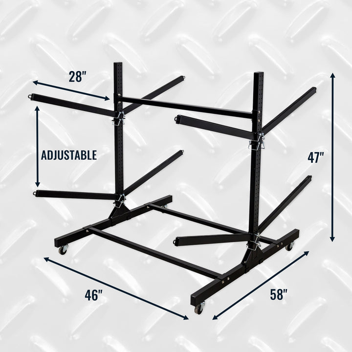 G-Watersport Kayak Rolling Rack with Wheels for Storage