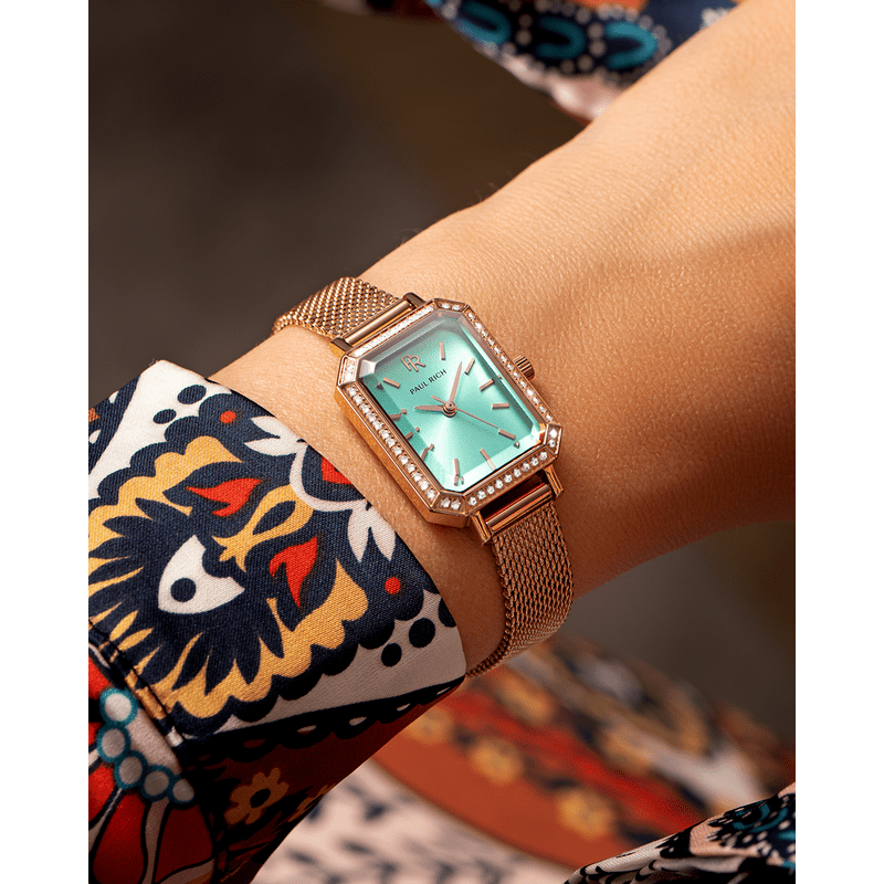 Icon - Rose Gold Turqoise