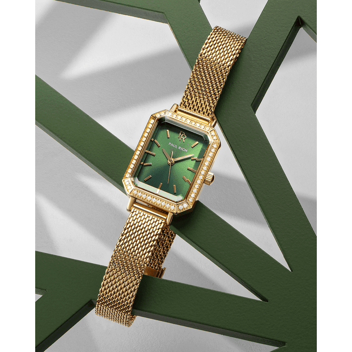 Icon Gold Green - Luxury Women's Watch Collection