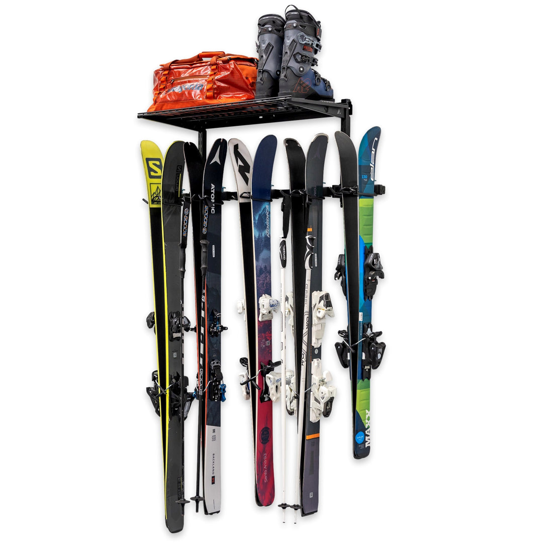 Lone Peak Ski + Shelf | Adjustable Wall Ski Storage System