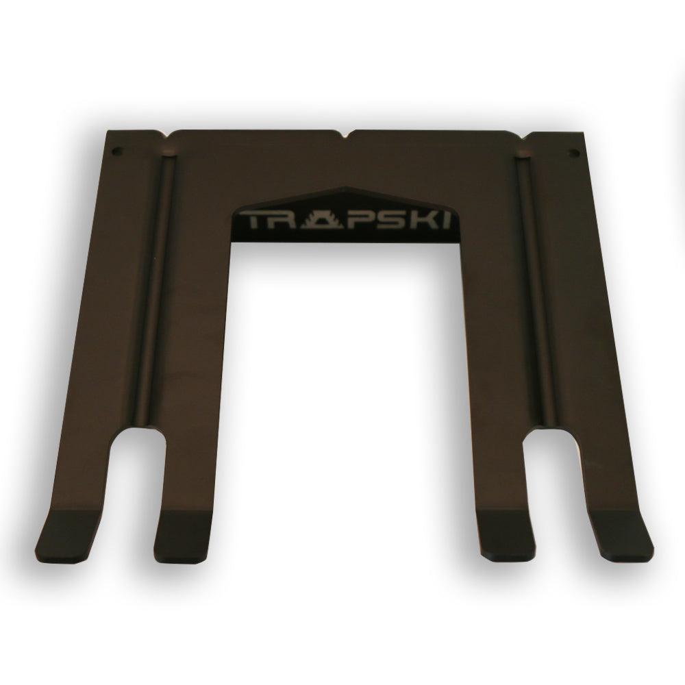 TRAPAWAY Wall Rack | Garage Organizer for Yard Tools, Gear & Equipment | Holds Skis or Snowboard by Bindings | Aluminum | No Moving Parts to break or pinch points