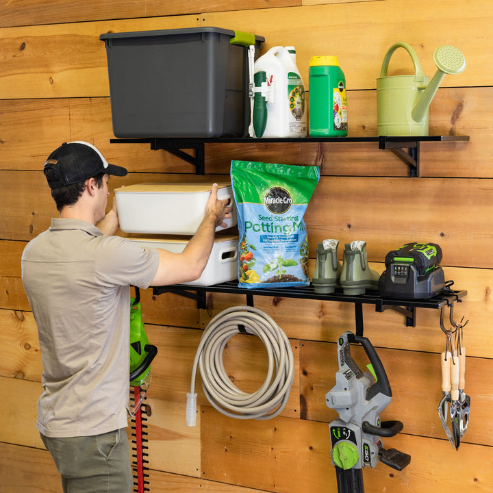 1' x 4' Bristol Garage Wall Mount Shelves