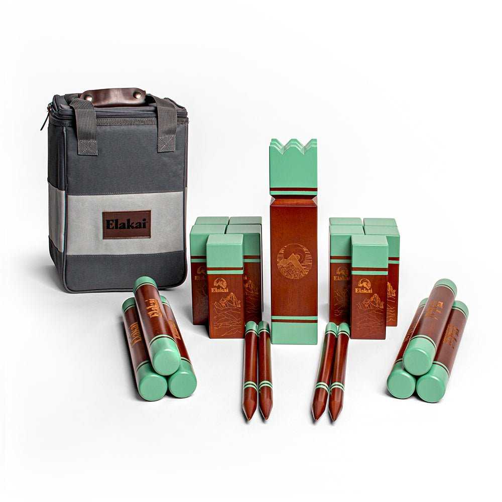 Giant Kubb Outdoor Game for Fun and Entertainment