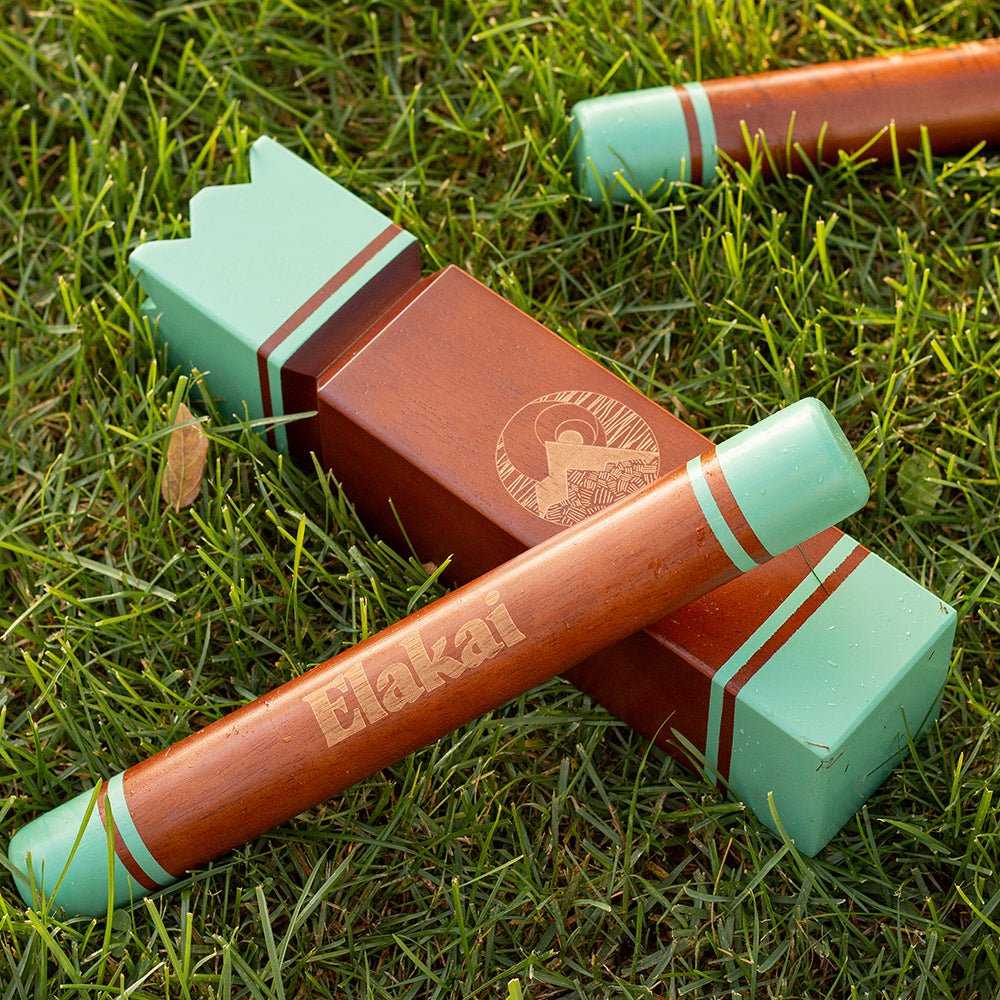 Giant Kubb Outdoor Game for Fun and Entertainment