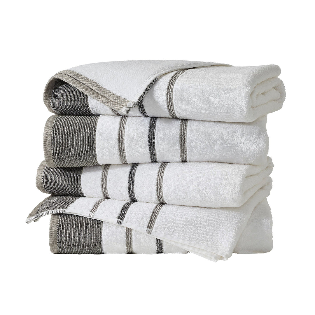 Cotton Stripe Bath Towel Set - Noelle Collection