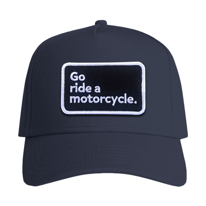 "Go ride a motorcycle" Cotton Structured Snapback