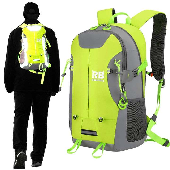 Hi Vis Reflective Commuter Bike Backpack | Riderbag Reflektor35