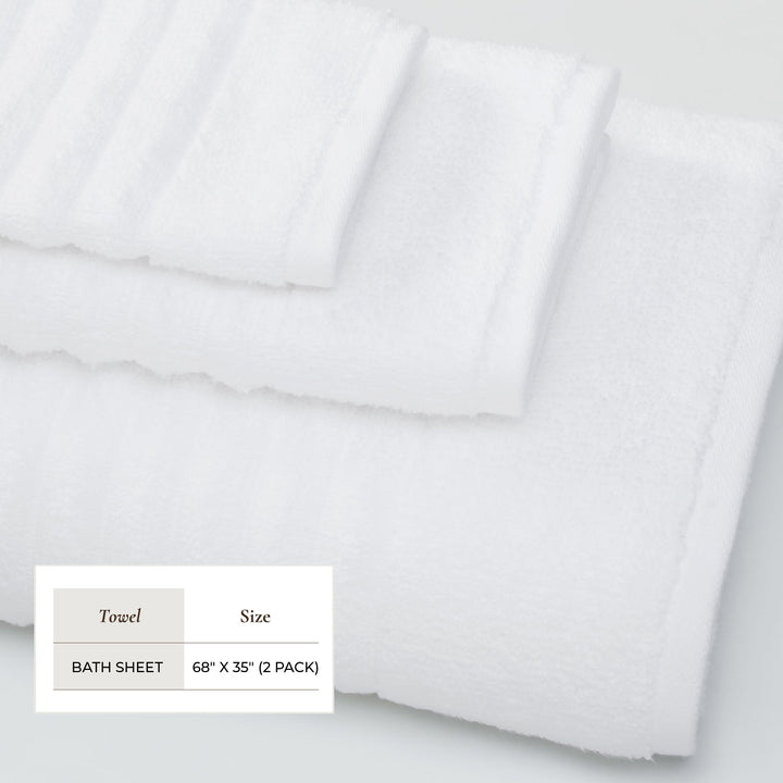 Combed Cotton Bath Towels - Karina Collection