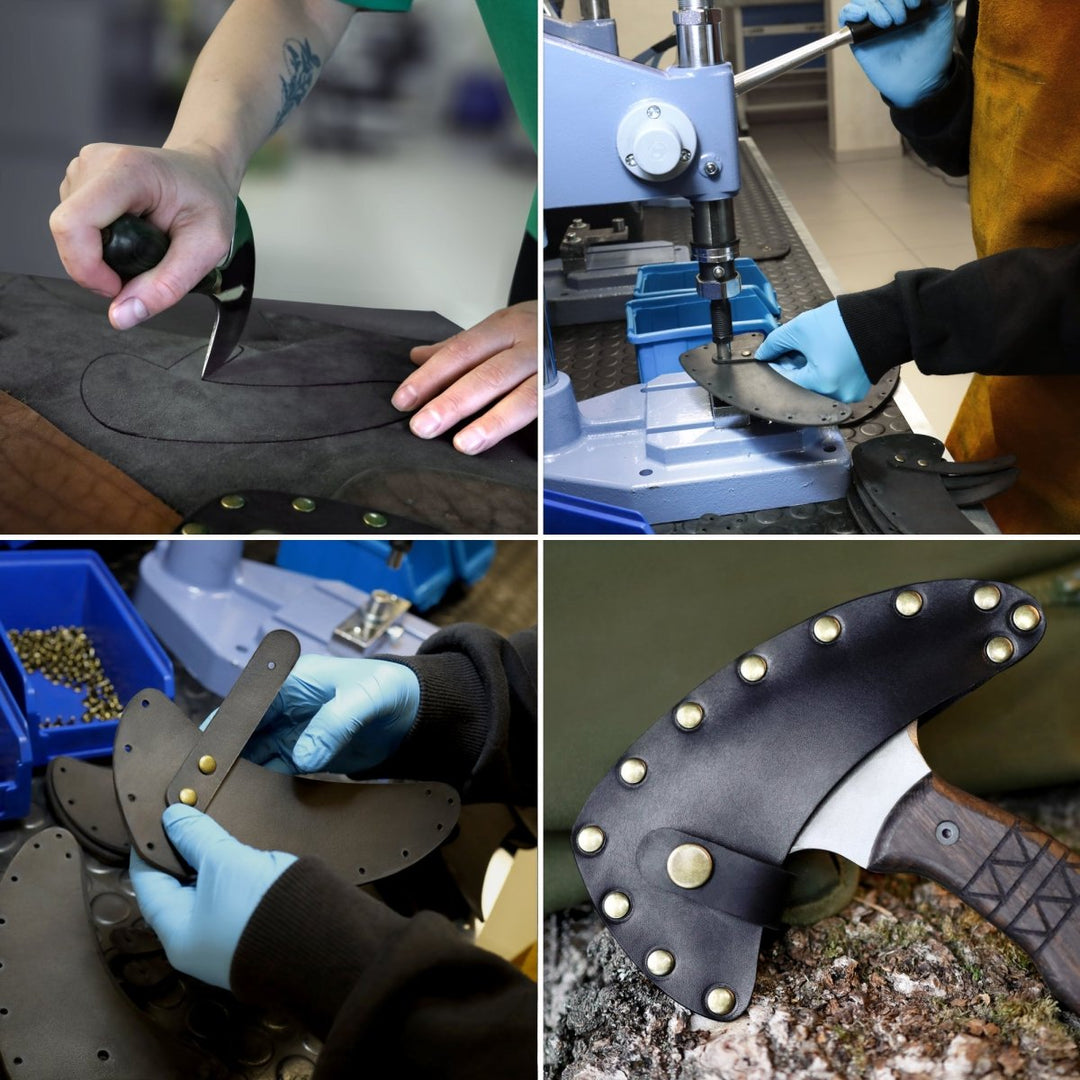 AncientSmithy Handcrafted tomahawk "Takoda" with tribal engraving