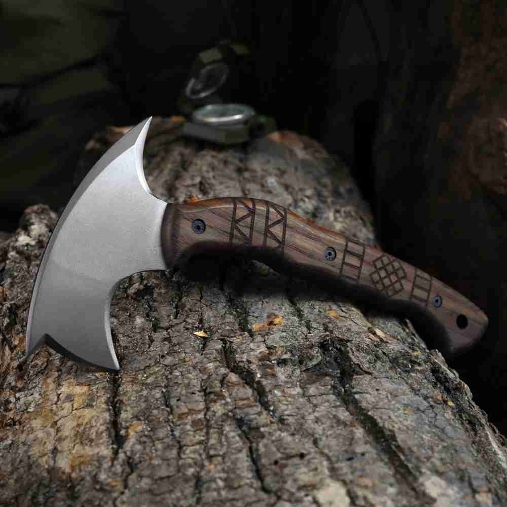 AncientSmithy Handmade tomahawk "Dakuri" with tribal engraving