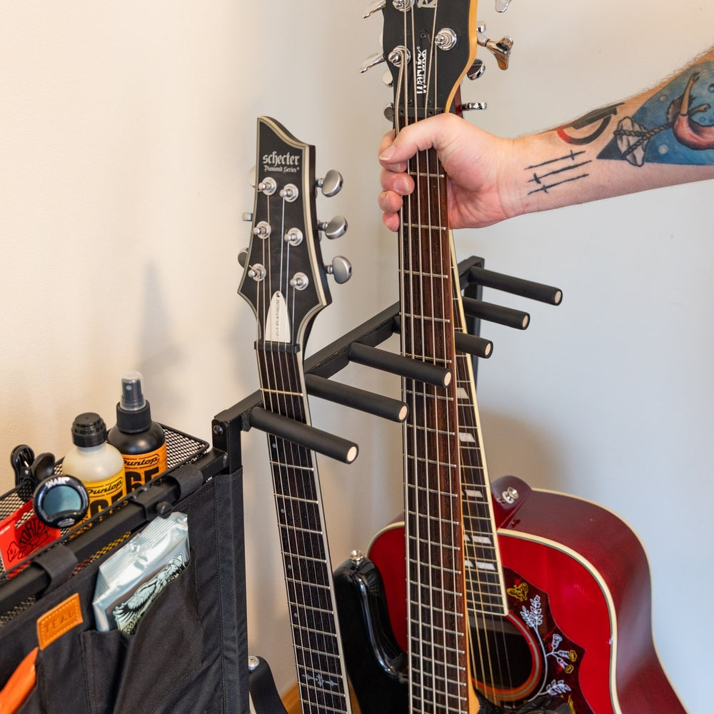 The Opener 5-Slot Guitar Rack for Safe Storage