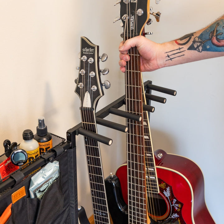 The Opener 5-Slot Guitar Rack for Safe Storage