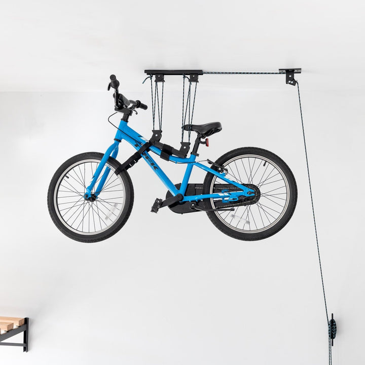 Heavy Duty Bike Hoist | Easy-Lift Overhead Bicycle Storage