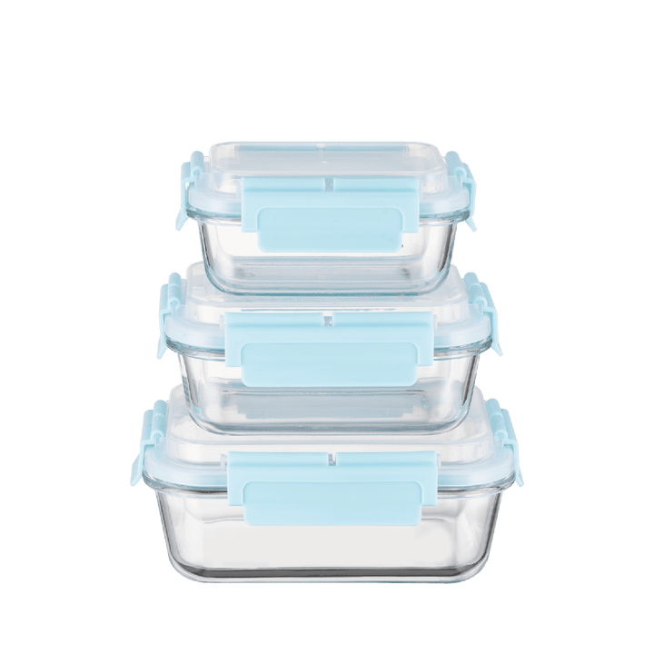 High Top Lid Rectangle Containers
