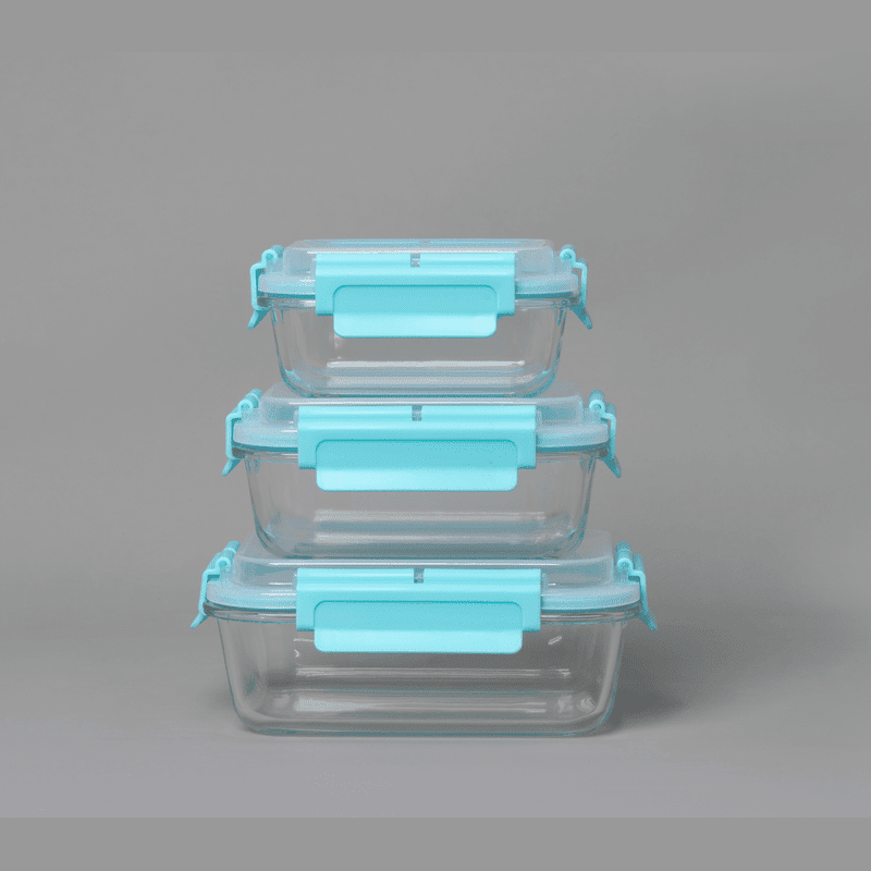 High Top Lid Rectangle Containers
