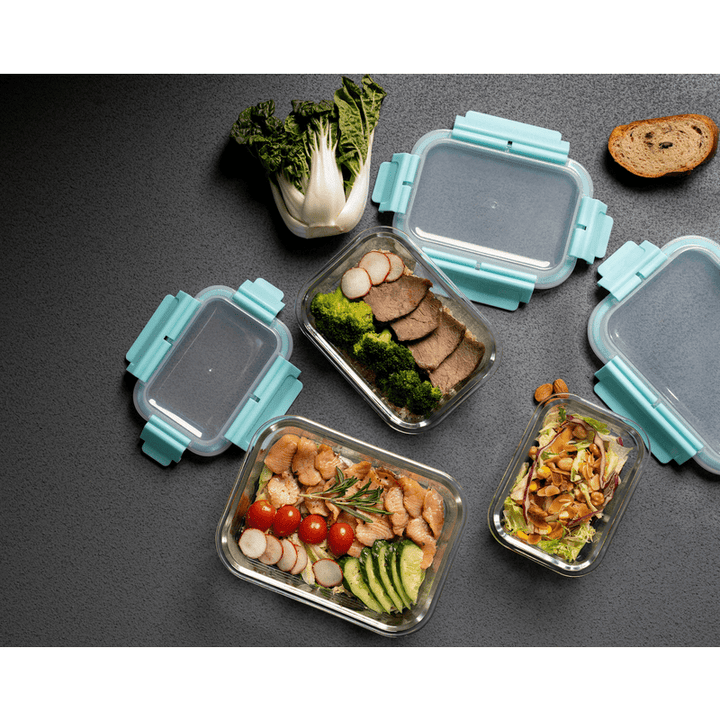 High Top Lid Rectangle Containers