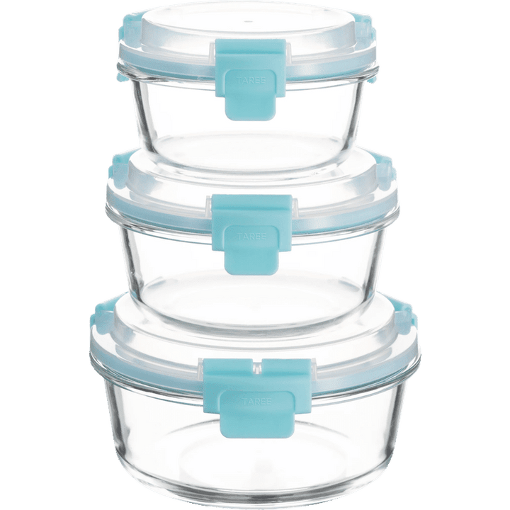 High Top Lid Round Containers