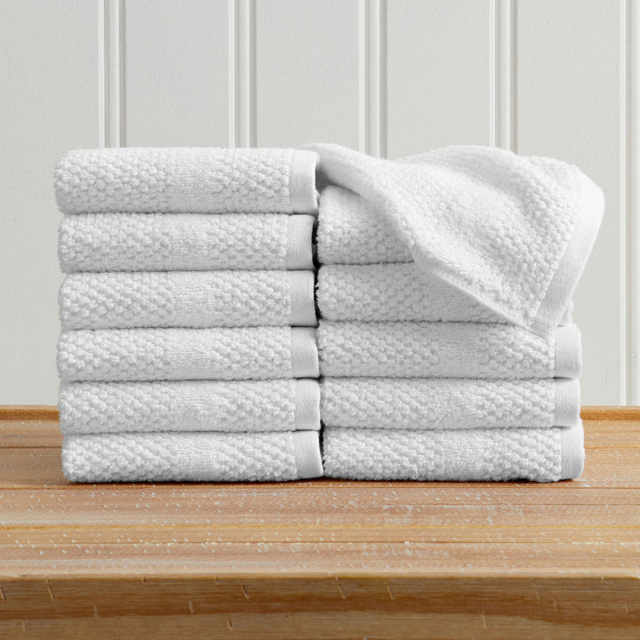 Cotton Woven Bath Towel Set - Marbella Collection