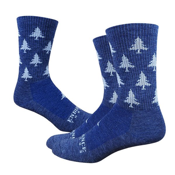 HLT Whitaker Wool Cycling Socks - Blues