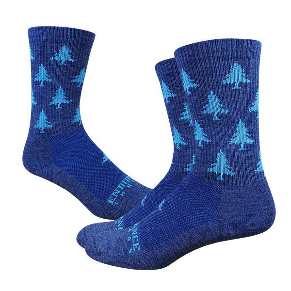 HLT Whitaker Wool Cycling Socks - Blues