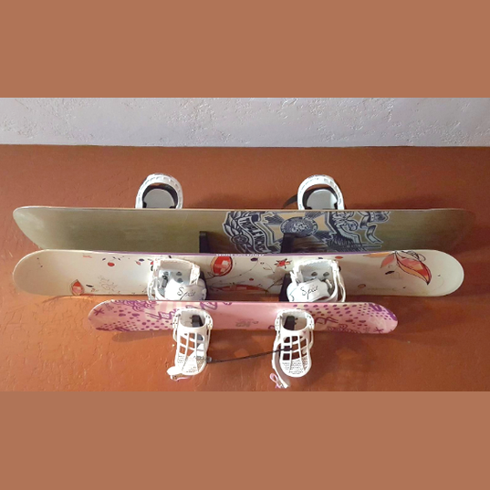 Trifecta Snowboard Storage Rack for Gear Organization