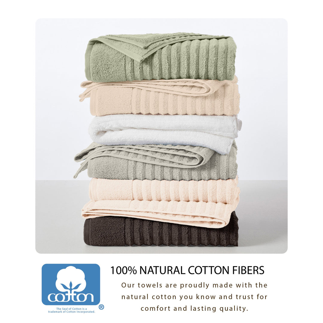 Combed Cotton Bath Towels - Karina Collection