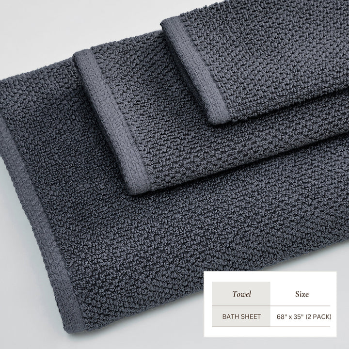 Cotton Bath Towel Set - Acacia Collection