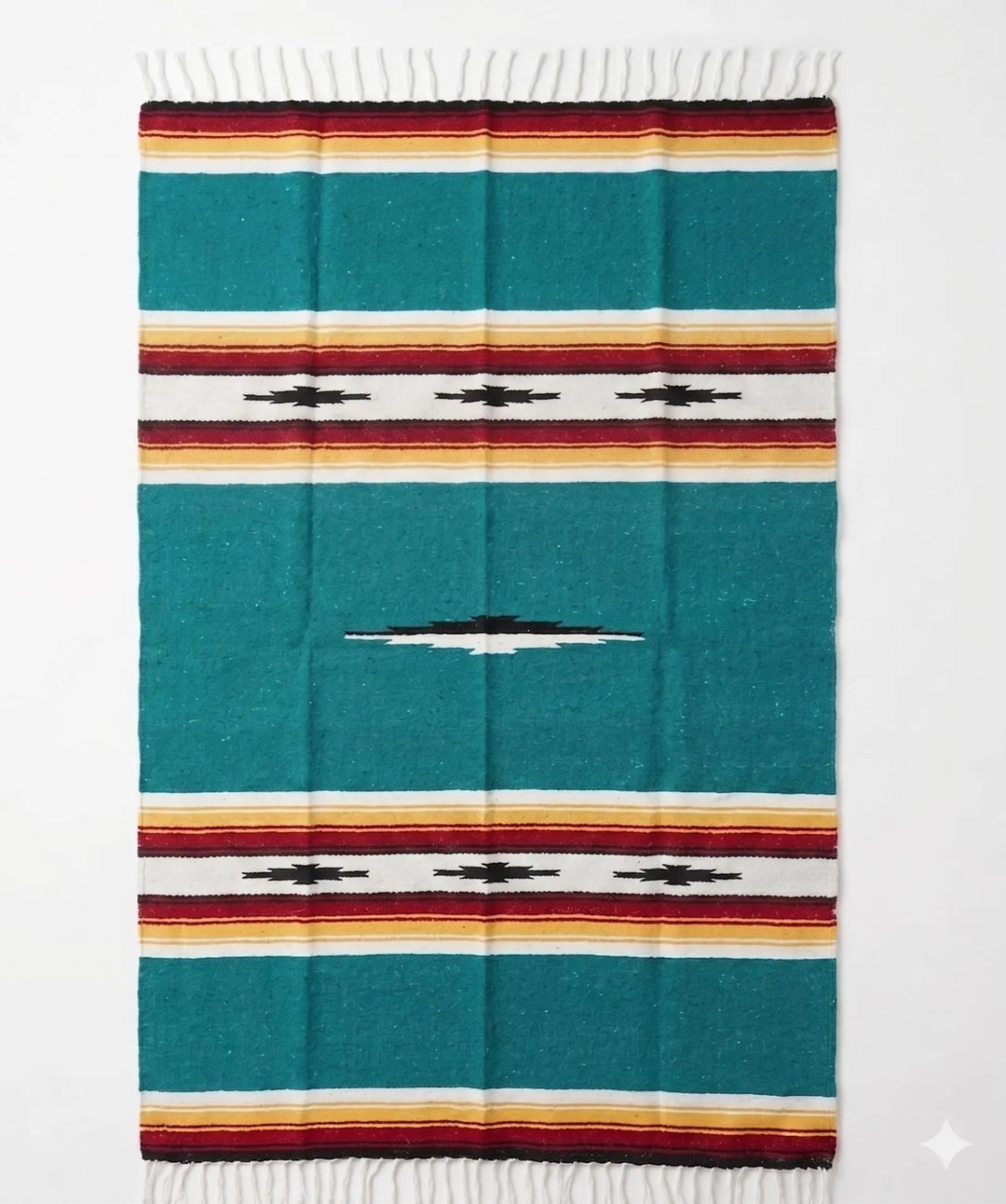 West Path Turquoise Sunset Baja Diamond Blanket