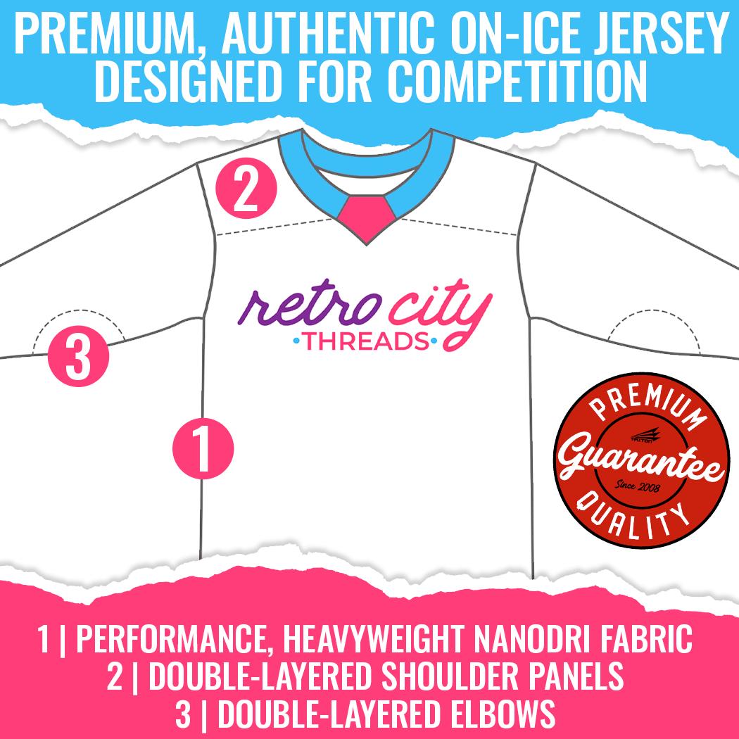 Charlestown Chiefs Custom Hockey Jersey for Fans