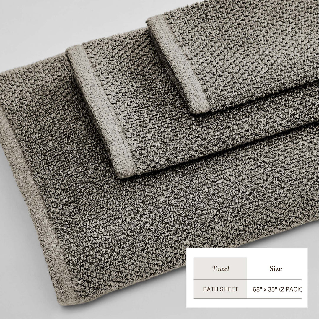 Cotton Bath Towel Set - Acacia Collection