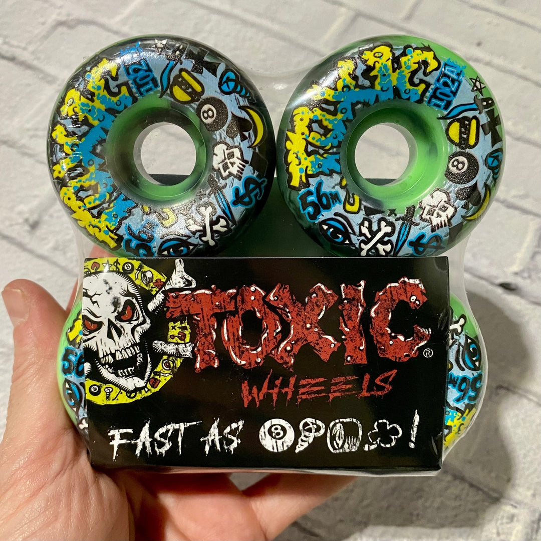 Toxic Team Wheels 56mm 102a | All-Terrain Speed & Grip