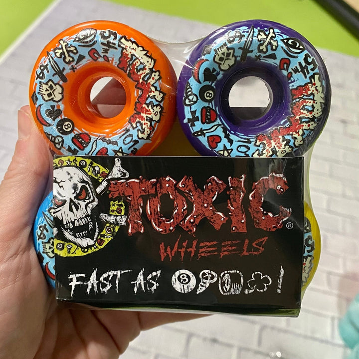 Toxic Team 54mm Hard Skateboard Wheels