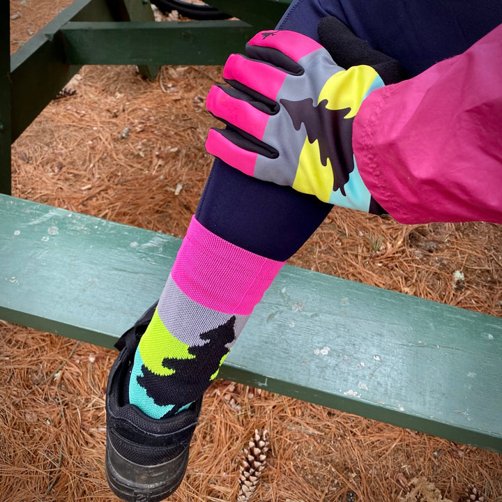 NE Stripey 7" Smash Sock - High-Performance Recycled