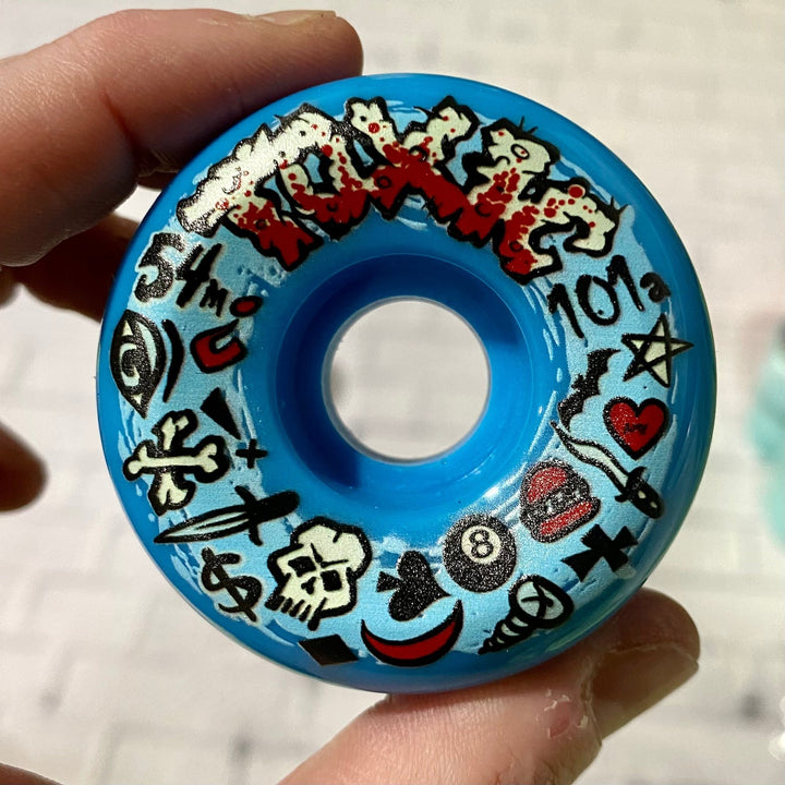 Toxic Team 54mm Hard Skateboard Wheels