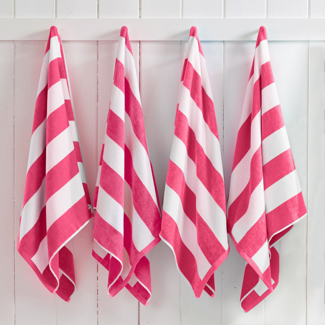 Cotton Velour Cabana Beach Towel - Novia Collection
