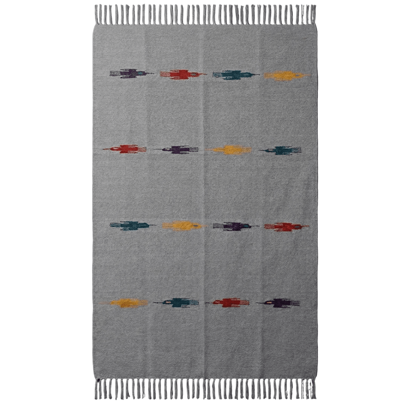 West Path Heather Grey Baja Thunderbird Blanket