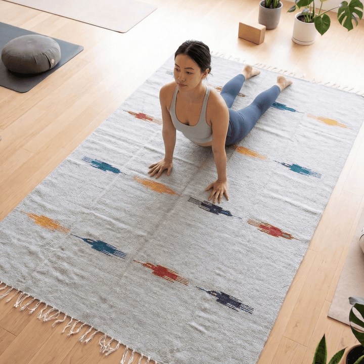 West Path Heather Grey Baja Thunderbird Blanket