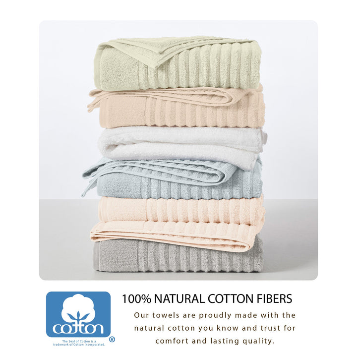 Combed Cotton Bath Towels - Karina Collection