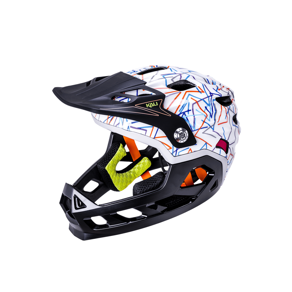 Kali Maya Full Face Child Segment Helmet, Flint/Multi