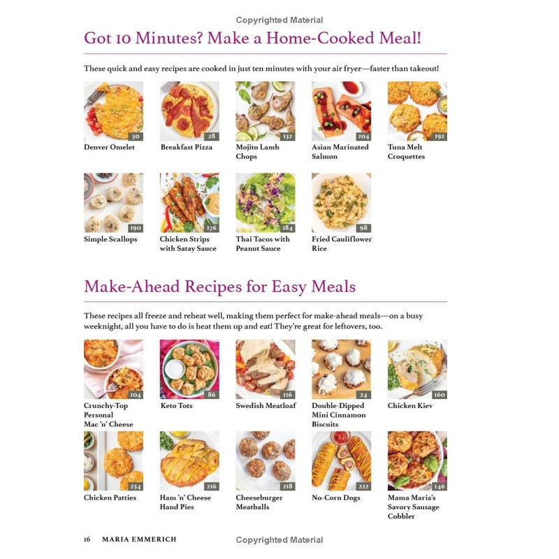 Keto Air Fryer: 100+ Delicious Low-Carb Recipes to Heal Your Body & Help You Lose Weight Spiral Bound