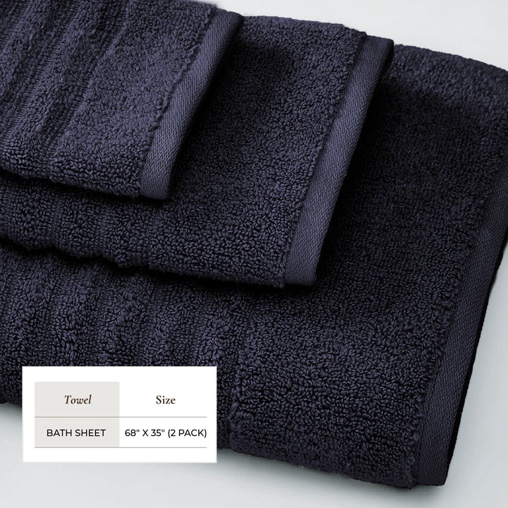 Combed Cotton Bath Towels - Karina Collection