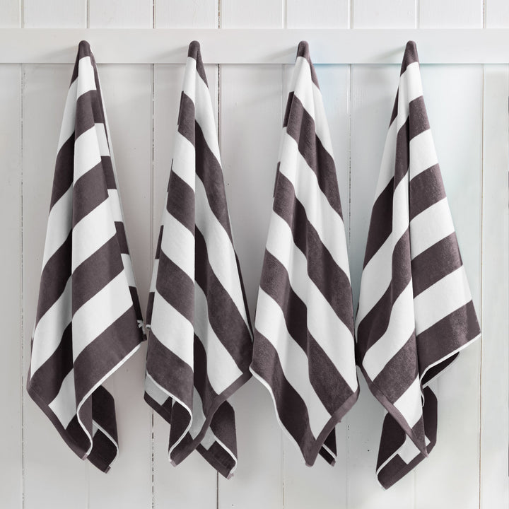 Cotton Velour Cabana Beach Towel - Novia Collection