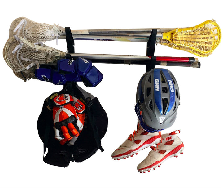 Lacrosse Stick Storage Rack for 12+ Sticks | Trifecta